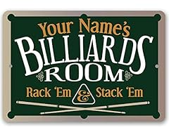 Personalized billiards room for sale  Delivered anywhere in USA 