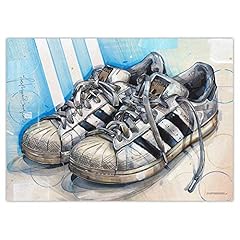 Adidas superstar kunstdruck gebraucht kaufen  Wird an jeden Ort in Deutschland