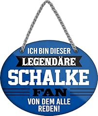 Blechschild legendäre schalke gebraucht kaufen  Wird an jeden Ort in Deutschland