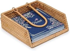 Rattan napkin holder for sale  Delivered anywhere in USA 
