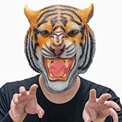 Creepyparty maschera tigre usato  Spedito ovunque in Italia 