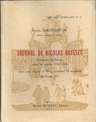 Journal nicolas brisset d'occasion  Livré partout en France