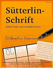 Sütterlin schrift einfach gebraucht kaufen  Wird an jeden Ort in Deutschland