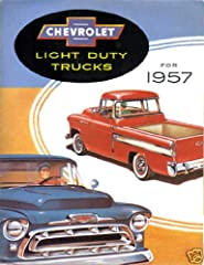 Used, 1957 CHEVROLET PICKUP & TRUCK DEALERSHIP SALES BROCHURE for sale  Delivered anywhere in USA 