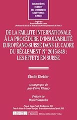 Faillite internationale procé gebraucht kaufen  Wird an jeden Ort in Deutschland