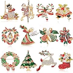 Pcs christmas brooch for sale  Delivered anywhere in USA 