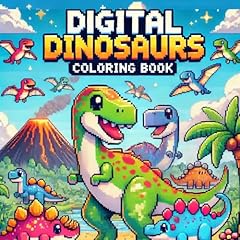 Digital dinosaur coloring for sale  Delivered anywhere in UK
