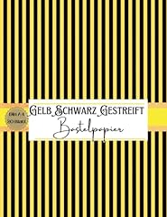 Bastelpapier gelb schwarz gebraucht kaufen  Wird an jeden Ort in Deutschland
