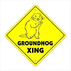 Groundhog crossing sign for sale  Delivered anywhere in UK