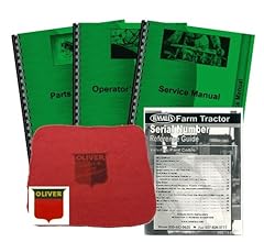 Oliver 1655 Deluxe Tractor Manual Kit, used for sale  Delivered anywhere in USA 