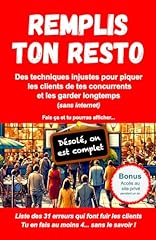 Remplis resto techniques d'occasion  Livré partout en France