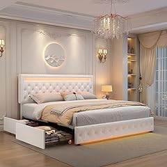 Queen led bed for sale  Delivered anywhere in USA 