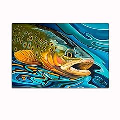 Unframed trout canvas for sale  Delivered anywhere in USA 