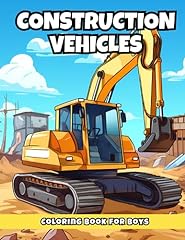 Construction vehicles coloring for sale  Delivered anywhere in Ireland