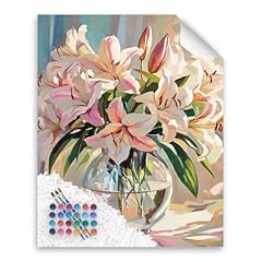 Flowers paint numbers for sale  Delivered anywhere in USA 