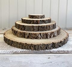 Log slice cakestand for sale  Delivered anywhere in Ireland
