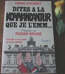 Dites kommandantur emm d'occasion  Livré partout en France