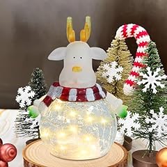 Christmas deer globes for sale  Delivered anywhere in USA 