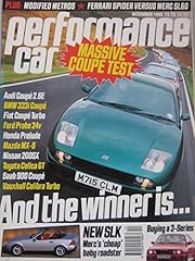 Performance car magazine for sale  Delivered anywhere in UK