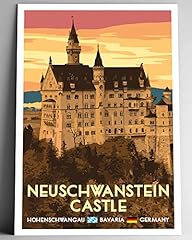 Neuschwanstein castle vintage for sale  Delivered anywhere in USA 