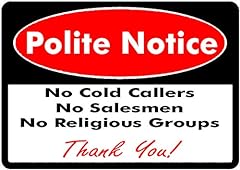 Polite cold callers for sale  Delivered anywhere in Ireland