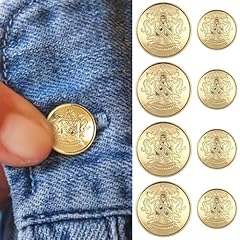 Pcs gold buttons for sale  Delivered anywhere in UK