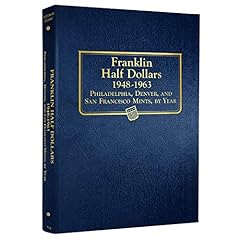 Whitman franklin half for sale  Delivered anywhere in USA 