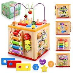 Wooden activity cube for sale  Delivered anywhere in UK