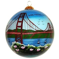Best Sights of San Francisco Ornament - Hand Painted, used for sale  Delivered anywhere in USA 