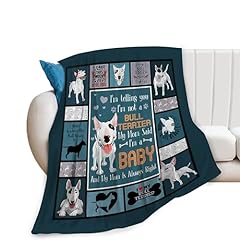 Bull terrier blanket for sale  Delivered anywhere in USA 