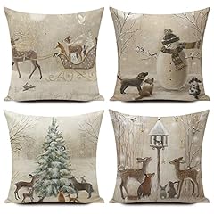 Kunqian christmas cushion for sale  Delivered anywhere in UK