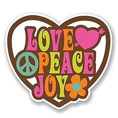 10cm love peace for sale  Delivered anywhere in Ireland