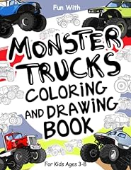 Monster trucks coloring for sale  Delivered anywhere in UK
