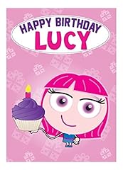 Birthday card lucy for sale  Delivered anywhere in UK