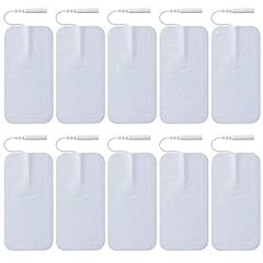 10 Pieces TENS Replacement Electrodes Pads Self Adhesive And Reusable Large Pads usato  Spedito ovunque in Italia 