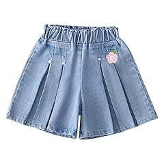 Pantaloncini bambina jeans usato  Spedito ovunque in Italia 