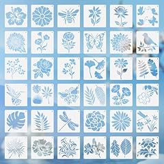 Exceart flower stencils for sale  Delivered anywhere in UK