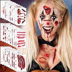 Tatuaggi temporanei halloween usato  Spedito ovunque in Italia 