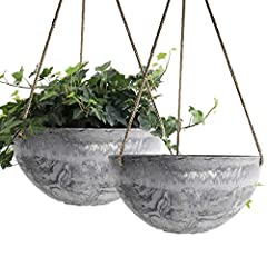 LA JOLIE MUSE 25cm Hanging Planters for Indoor Plants for sale  Delivered anywhere in UK