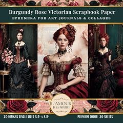 Burgundy rose victorian usato  Spedito ovunque in Italia 