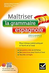 Maîtriser grammaire espagnole d'occasion  Livré partout en Belgiqu