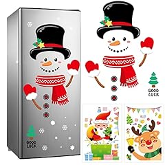 Christmas snowman refrigerator for sale  Delivered anywhere in USA 