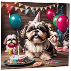 Shih tzu birthday for sale  Delivered anywhere in UK