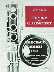 Solos clarinettiste volume d'occasion  Livré partout en France