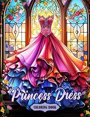 Princess dress coloring for sale  Delivered anywhere in UK