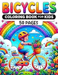 Bicycles coloring book for sale  Delivered anywhere in USA 