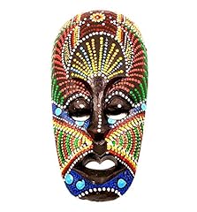 Maschera legno etnico usato  Spedito ovunque in Italia 