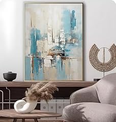 Blue abstract canvas for sale  Delivered anywhere in USA 