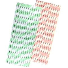 Striped paper straws for sale  Delivered anywhere in USA 