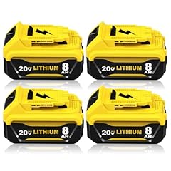 4packs 8.0ah dcb206 for sale  Delivered anywhere in USA 